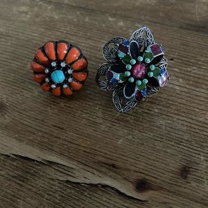 Two Colorful Ollipop Rings